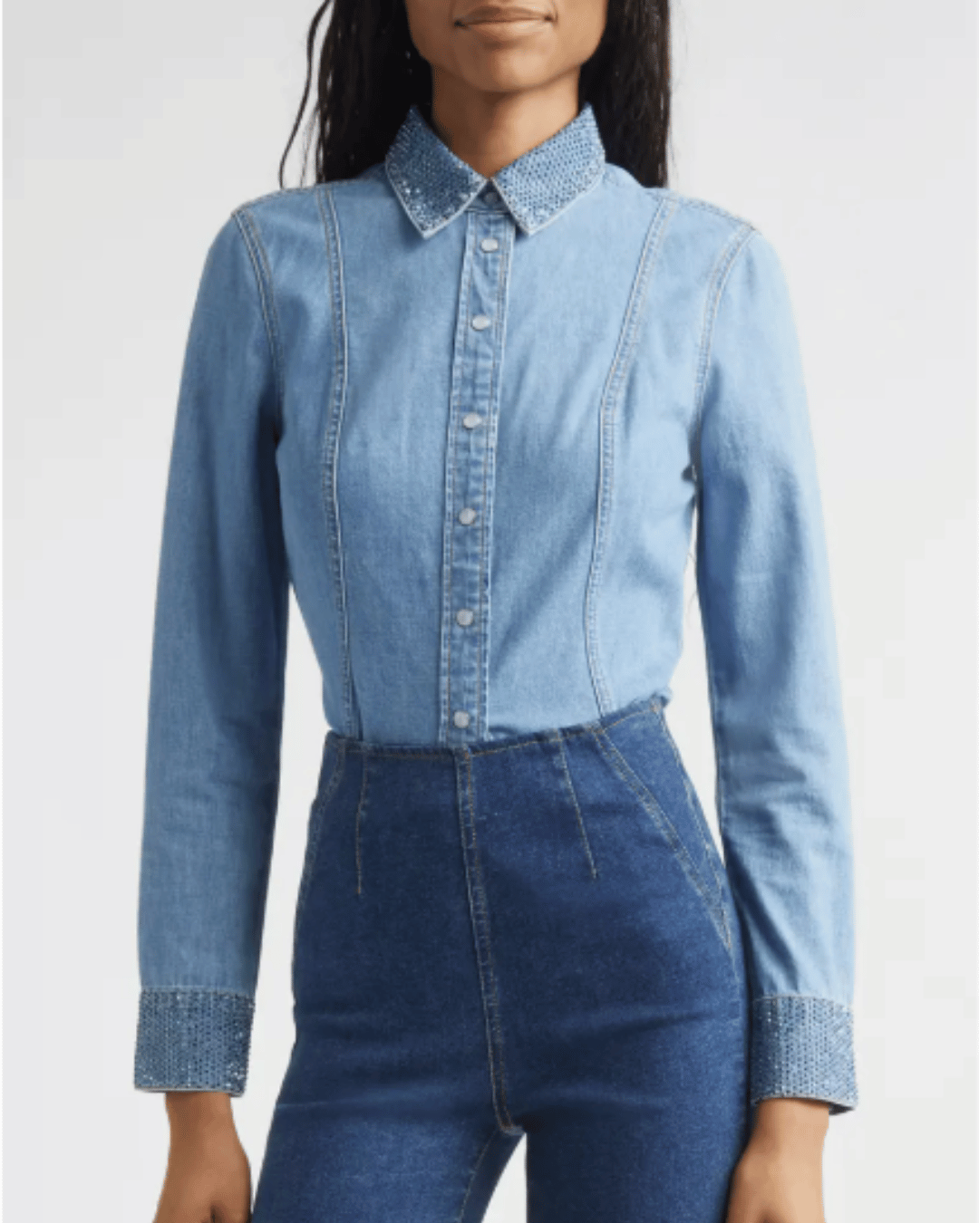 veronica beard denim top